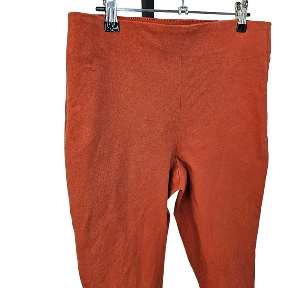 COS Womens Zip Bottom Stretch Pants Orange Size  10 - Picture 5 of 9